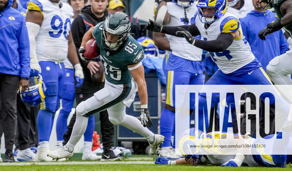 Oct 4, 2026; Philadelphia, PA, USA; Philadelphia Eagles wide receiver Britain Covey (85) breaks away during a punt return for a long return at Lincoln Financial Field. Mandatory Credit: -Cal Media Philadelphia USA - ZUMAcs17 20261004_faf_cs17_167