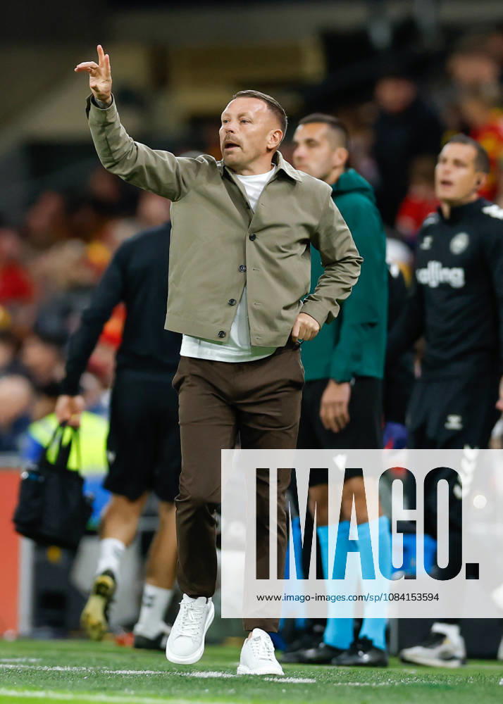 Cardiff, Wales, 4th October 2026. Craig Bellamy head coach of Wales during the Wales vs Denmark UEFA Nations League match at the Cardiff City Stadium, Cardiff. Picture credit should read: Cody Froggatt Sportimage . SPI_022_CF_WALES_V_DENMARK SPI-5051-0022