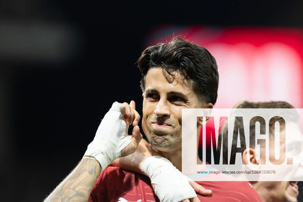 Portugal and Barcelona defender JOAO CANCELO (20) celebrating after scoring a goal during the game for Nations League between Portugal and Norway at Estadio do Dragao Soccer 2026: Portugal Vs Norway - ZUMAs359 20261004_zsp_s359_024