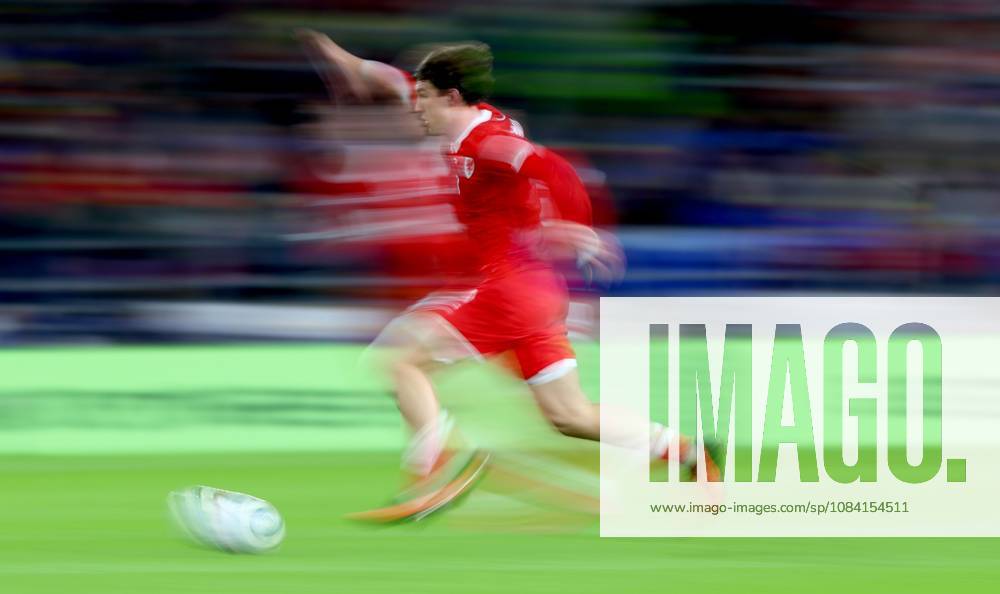 Lewis Koumas of Wales Wales v Denmark, UEFA Nations League, Football, Cardiff City Stadium, Cardiff, UK - 04 Oct 2026Cardiff Cardiff City Stadium United Kingdom
