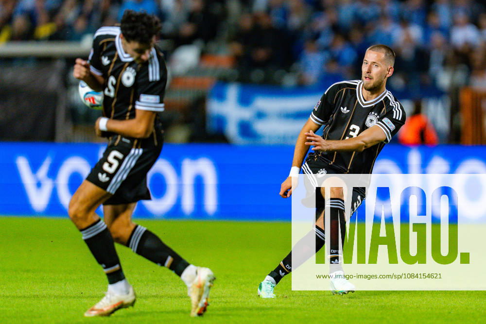 Nations League, Group A, Matchday 4, Greece vs. Germany at Toumba Stadium in Thessaloniki Waldemar Anton (Germany) Aleksandar Pavlovic (Germany)