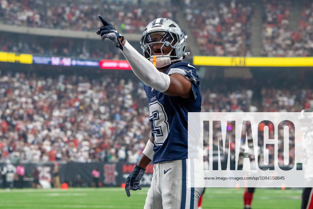 Dallas Cowboys wide receiver George Pickens (3) during a game between the Dallas Cowboys and the Houston Texans in Houston, TX. .. CSM NFL, American Football Herren, USA 2026: Cowboys Vs Texans OCT 04 - ZUMAc04_ 20261004_zma_c04_115
