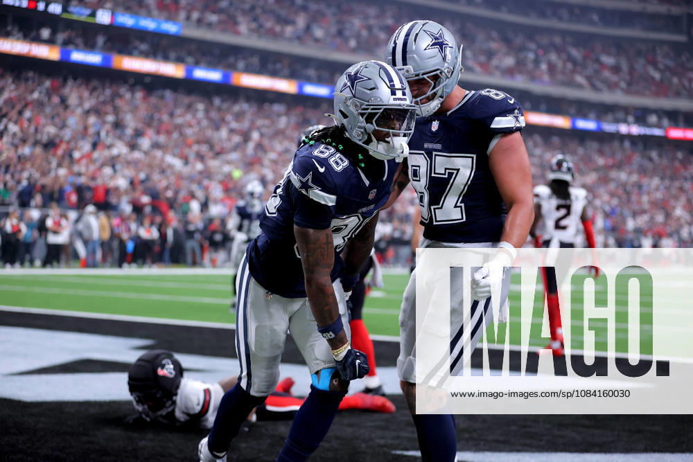 Houston, Texas, U.S: Dallas Cowboys wide receiver Ceedee Lamb (88) reacts after a catch for the game-winning touchdown during the fourth quarter of the NFL, American Football Herren, USA regular season game between the Houston Texans and the Dallas Cowboys at Reliant Stadium in Houston, TX on October 4, 2026. Houston U.S - ZUMAw137 20261004_aap_w137_069