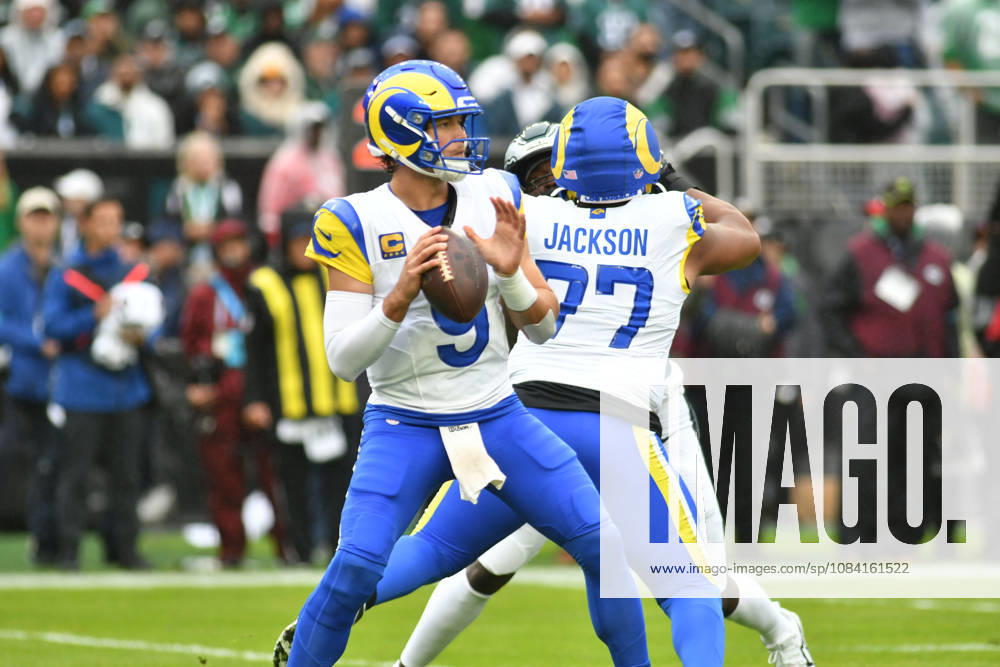 LA Rams QB MATHEW STAFFORD (9) in action during the game against the Philadelphia Eagles at Lincoln Financial Field Philadelphia United States - ZUMArf1_ 20261004_zaf_rf1_008