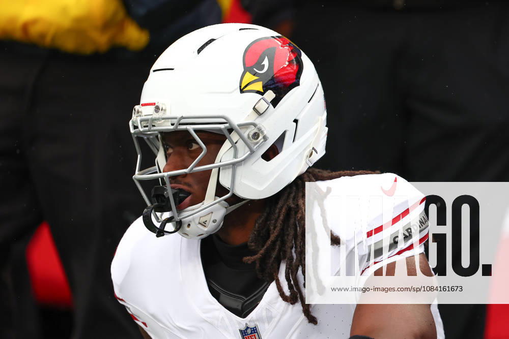 EAST RUTHERFORD, NJ - OCTOBER 04: Marvin Harrison Jr. 18 of the Arizona Cardinals reacts after scoring a touchdown during the game against the New York Giants on October 4, 2026 at MetLife Stadium in East Rutherford, New Jersey. (Photo by Rich Graessle Icon Sportswire) NFL, American Football Herren, USA OCT 04 Cardinals at Giants Icon26100432792
