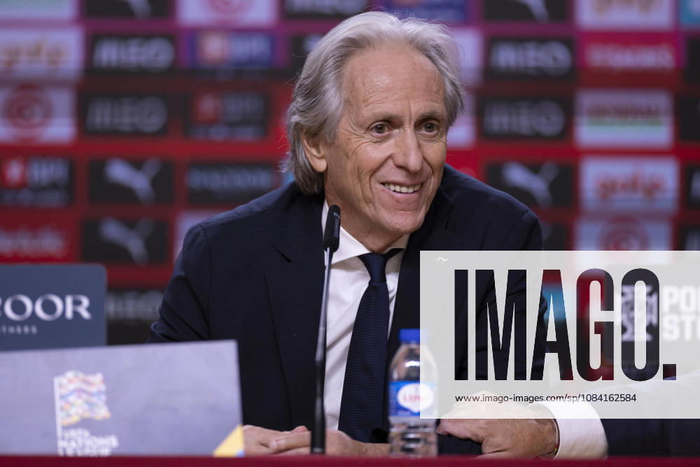 PORTO, 04 OCTOBER - Jorge Jesus head coach of Portugal national team, Nationalteam is seen on the press conference, PK, Pressekonferenz after the game during the Portugal x Norway match for the UEFA Nations League 2026 at Estadio do Dragao on October 04, 2026 Porto Portugal - ZUMAl192 20261004_zsp_l192_016