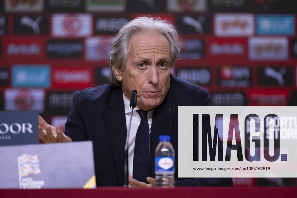 PORTO, 04 OCTOBER - Jorge Jesus head coach of Portugal national team, Nationalteam is seen on the press conference, PK, Pressekonferenz after the game during the Portugal x Norway match for the UEFA Nations League 2026 at Estadio do Dragao on October 04, 2026 Porto Portugal - ZUMAl192 20261004_zsp_l192_024