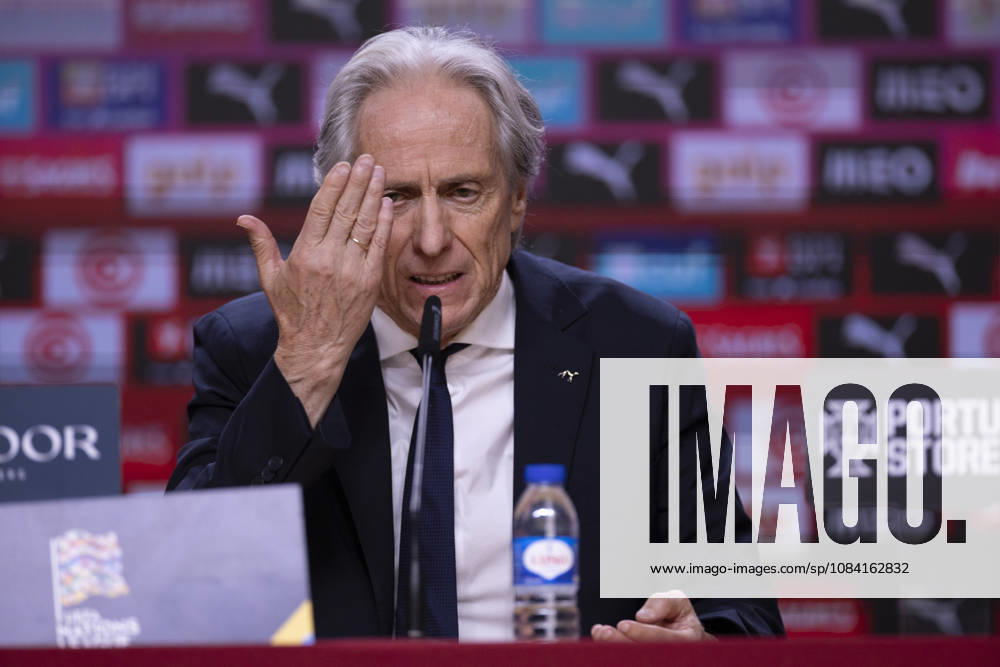 PORTO, 04 OCTOBER - Jorge Jesus head coach of Portugal national team, Nationalteam is seen on the press conference, PK, Pressekonferenz after the game during the Portugal x Norway match for the UEFA Nations League 2026 at Estadio do Dragao on October 04, 2026 Porto Portugal - ZUMAl192 20261004_zsp_l192_026