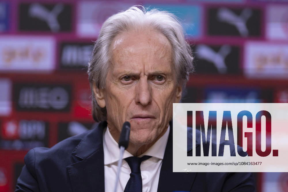 PORTO, 04 OCTOBER - Jorge Jesus head coach of Portugal national team, Nationalteam is seen on the press conference, PK, Pressekonferenz after the game during the Portugal x Norway match for the UEFA Nations League 2026 at Estadio do Dragao on October 04, 2026 Porto Portugal - ZUMAl192 20261004_zsp_l192_060