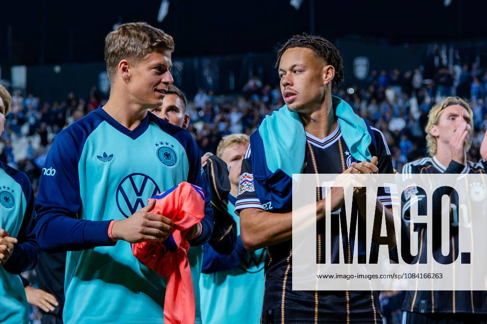 Nations League, Group A, Matchday 4, Greece vs. Germany at Toumba Stadium in Thessaloniki Waldemar Anton (Germany) Philipp Treu (Germany) Finn Dahmen (Germany) Derry Scherhant (Germany) Nick Woltemade (Germany) Said El Mala (Germany)