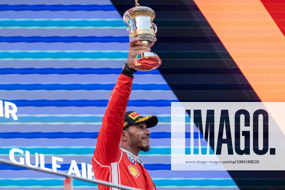F1 2026: (Podium) Bahrain Grand Prix in Malaysia, Kuala Lumpur 04 Oct 2026 Lewis Hamilton (GBR) (Scuderia Ferrari HP) on the podium after the race of the Formula 1 Bahrain Grand Prix In Malaysia 2026 at the Sepang International Circuit. Kuala Lumpur Malaysia