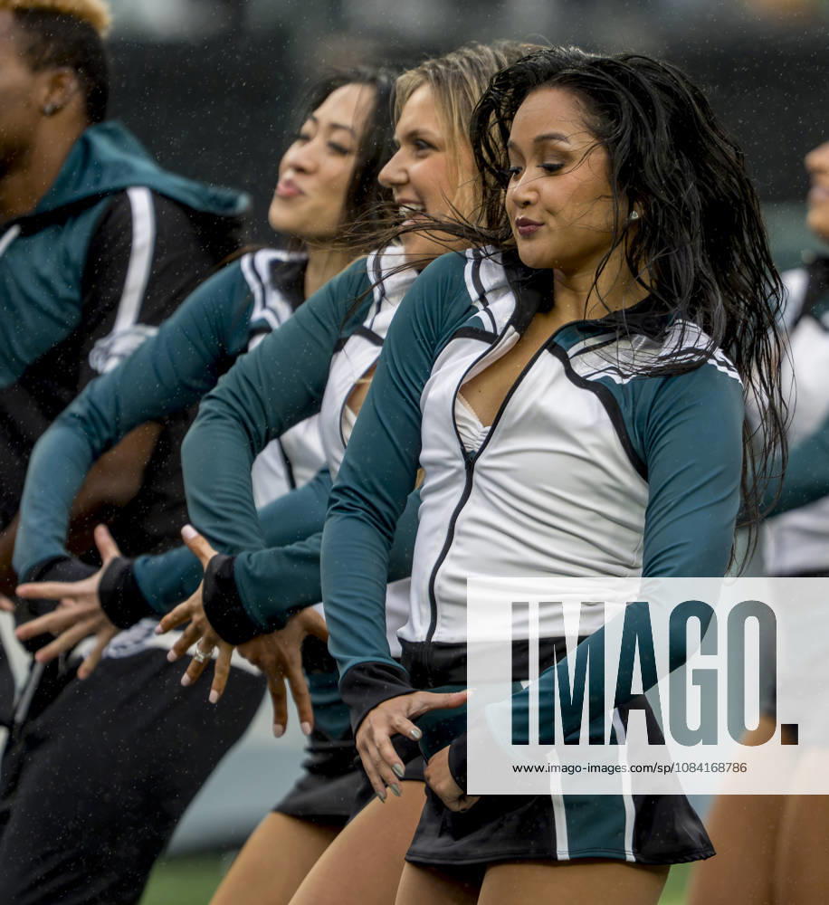 Oct 4, 2026; Philadelphia, PA, USA; Philadelphia Eagles cheerleaders perform during the Rams 24-20 win against the Eagles at Lincoln Financial Field. Mandatory Credit: -Cal Media Philadelphia USA - ZUMAcs17 20261004_faf_cs17_196