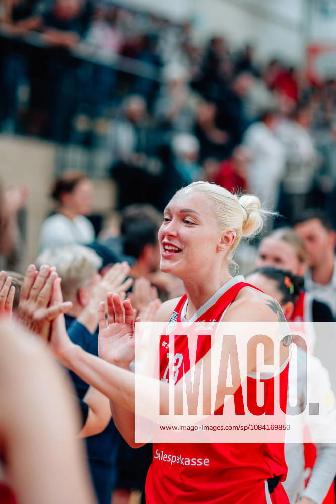 BB 1BL Halfit Lions vs. TK Hannover Luchse Marta Miscenko of the Halfit Lions during the 2026–2027 season in the DBBL Toyota Women s Basketball Bundesliga, in a game between the Halfit Lions and TK Hannover Luchse at the SWH Arena on October 4, 2026, in Halle Saale, Saxony-Anhalt, Germany