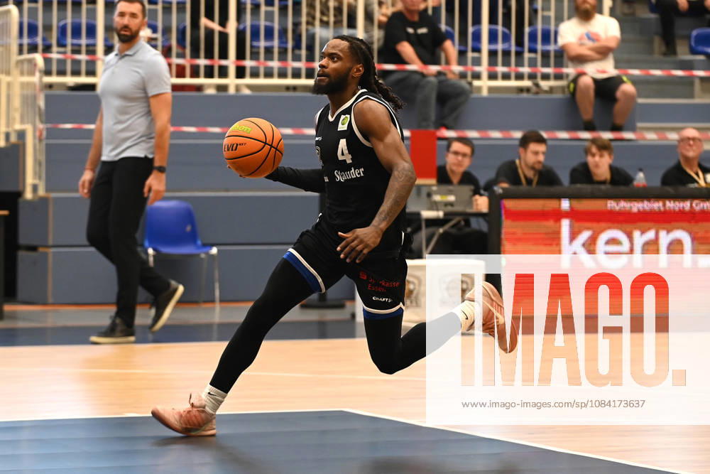Quashawn Tyrese Lane, Matchday 3, BARMER 2 Basketball Bundesliga Pro A: ETB Miners vs. RheinStars Cologne, October 4, 2026. Quashawn Tyrese Lane, ETB Miners, Matchday 3 of the BARMER 2 Basketball Bundesliga Pro A, ETB Miners vs. RheinStars Cologne, final score 86–91 at the Sporthalle am Hallo on October 4, 2026, in front of 946 spectators