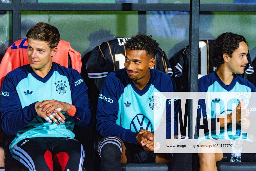 Nations League, Group A, Matchday 4, Greece vs. Germany at Toumba Stadium in Thessaloniki Finn Dahmen (Germany) Bambase Conte (Germany) Mika Baur (Germany)
