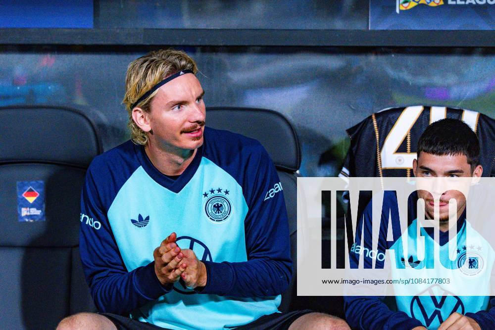Nations League, Group A, Matchday 4, Greece vs. Germany at Toumba Stadium in Thessaloniki Nick Woltemade (Germany) Yannick Engelhardt (Germany)