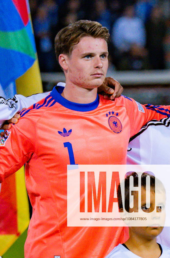 Nations League, Group A, Matchday 4, Greece vs. Germany at Toumba Stadium in Thessaloniki Florian Wirtz (Germany) Jonas Urbig (Germany) Malick Thiaw (Germany) Waldemar Anton (Germany)