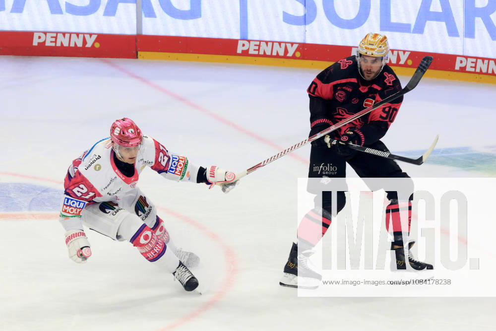 GER, DEU, Germany, Ice Hockey: Manuel Wiederer (Eisbären Berlin) 21, CONSTANTIN BRAUN (Ice Tigers) 90, nordphoto GmbH, Engler, Berlin, Uber Arena Berlin, Germany