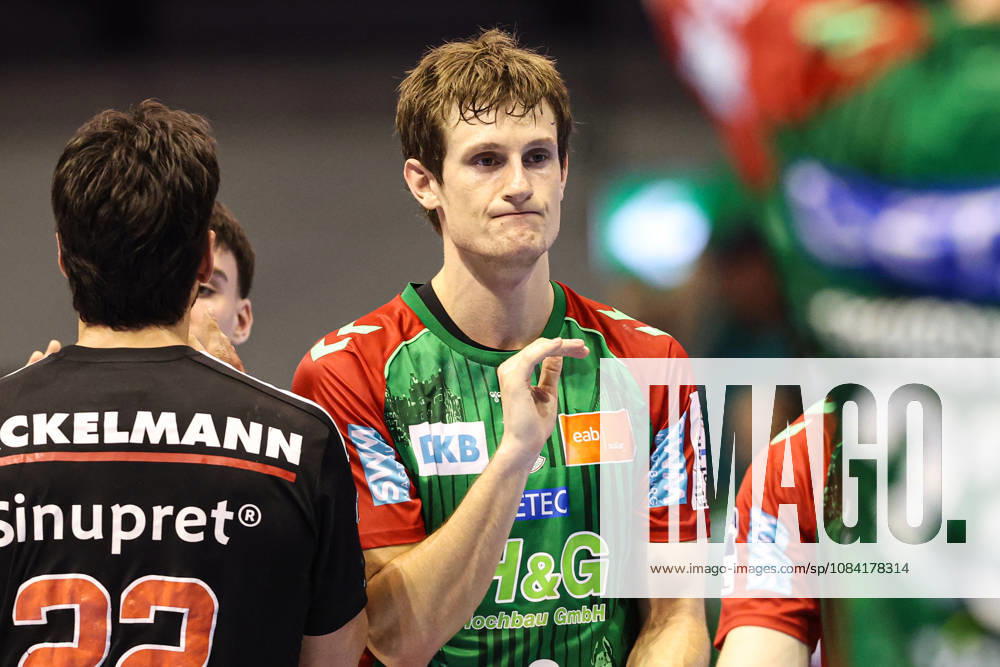 Oskar Vind Rasmussen, SC Magdeburg, 9th Handball Bundesliga Season 2026–2027: SC Magdeburg vs. HC Erlangen at the GETEC Arena in Magdeburg; Action, Handball, Germany