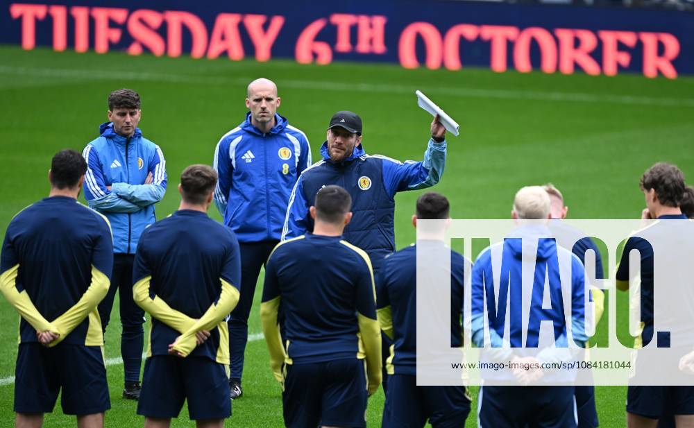 Sebatsien Pocognoli, manager of Scotland Scotland Team Training, International Football, Barclays Hampden, Glasgow, Scotland, UK - 05 Oct 2026Glasgow Lesser Hampden Scotland United Kingdom