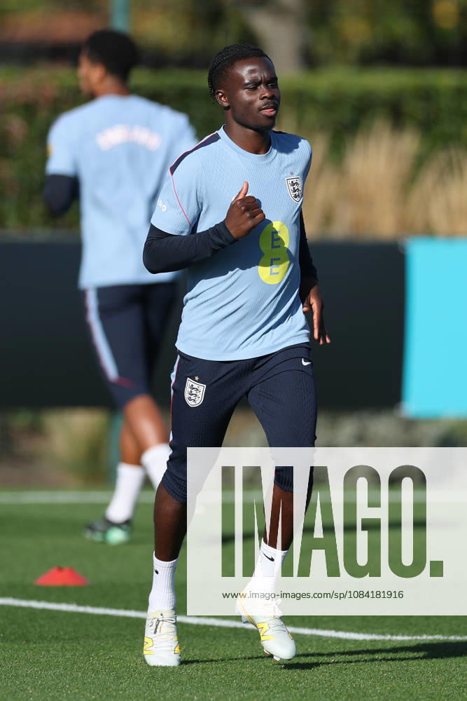 England MD-1 Training, Nations League Bukayo Saka of England during the England MD-1 training session ahead of the 2026 27 UEFA Nations League Group A3 match vs Czech Republic, Tottenham Hotspur Training Ground, Enfield, England on 5 October 2026 Credit: Tiego Grenho Every Second Media Editorial use only. All images are copyright Every Second Media Limited. No images may be reproduced without prior permission.