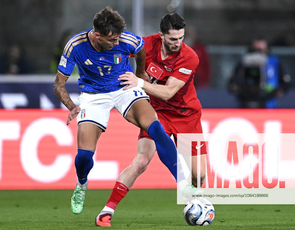 Db Bologna 05 10 2026 - Nations League Italia-Turchia foto Daniele Buffa Image nella foto: Daniel Maldini-Ismail Yuksek