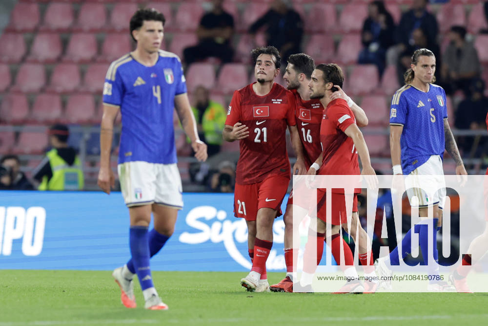 UEFA Nations League football match Italy vs Turkey Aral Simsir of Turkiye celebrates after scoring a goal of 1-1 UEFA Nations League football match (League A, Group A1) between Italy vs Turkey at the Renato Dall Ara stadium in Bologna on October 05, 2026. _BPH4313