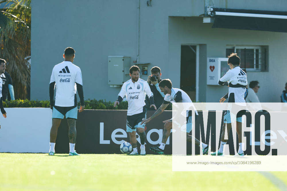 Argentina’s forward Lionel Messi takes part in a training session at the AFA (Argentine Football Association) training center in Ezeiza, Buenos Aires Province, on October 5, 2026, ahead of the upcoming friendly soccer matches against the Benin national team. Lionel Messi took part in the final training session of his professional career with the Argentine national team before his farewell match. Photo by Alejandro Pagni PHOTOxPHOTO