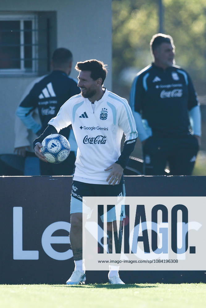 Argentina’s forward Lionel Messi takes part in a training session at the AFA (Argentine Football Association) training center in Ezeiza, Buenos Aires Province, on October 5, 2026, ahead of the upcoming friendly soccer matches against the Benin national team. Lionel Messi took part in the final training session of his professional career with the Argentine national team before his farewell match. Photo by Alejandro Pagni PHOTOxPHOTO