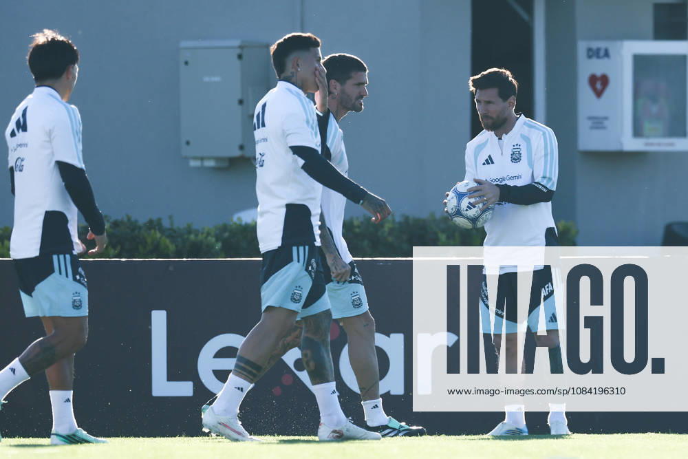 Argentina’s forward Lionel Messi takes part in a training session at the AFA (Argentine Football Association) training center in Ezeiza, Buenos Aires Province, on October 5, 2026, ahead of the upcoming friendly soccer matches against the Benin national team. Lionel Messi took part in the final training session of his professional career with the Argentine national team before his farewell match. Photo by Alejandro Pagni PHOTOxPHOTO