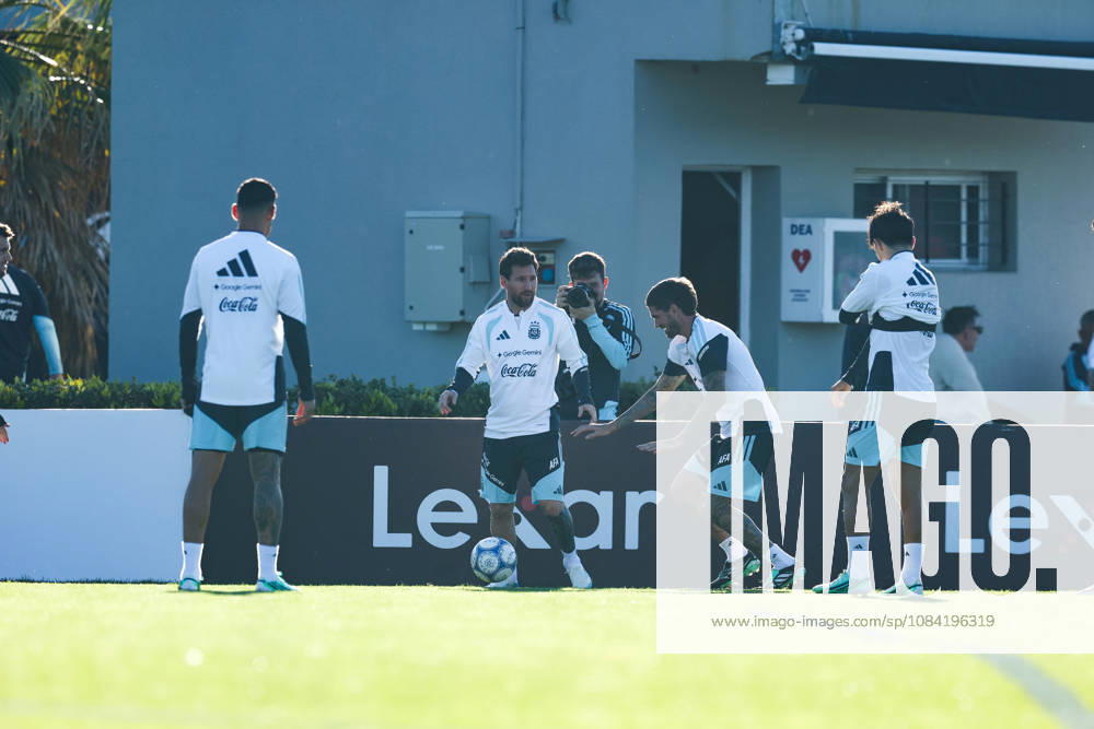 Argentina’s forward Lionel Messi takes part in a training session at the AFA (Argentine Football Association) training center in Ezeiza, Buenos Aires Province, on October 5, 2026, ahead of the upcoming friendly soccer matches against the Benin national team. Lionel Messi took part in the final training session of his professional career with the Argentine national team before his farewell match. Photo by Alejandro Pagni PHOTOxPHOTO