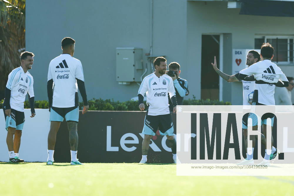 Argentina’s forward Lionel Messi takes part in a training session at the AFA (Argentine Football Association) training center in Ezeiza, Buenos Aires Province, on October 5, 2026, ahead of the upcoming friendly soccer matches against the Benin national team. Lionel Messi took part in the final training session of his professional career with the Argentine national team before his farewell match. Photo by Alejandro Pagni PHOTOxPHOTO