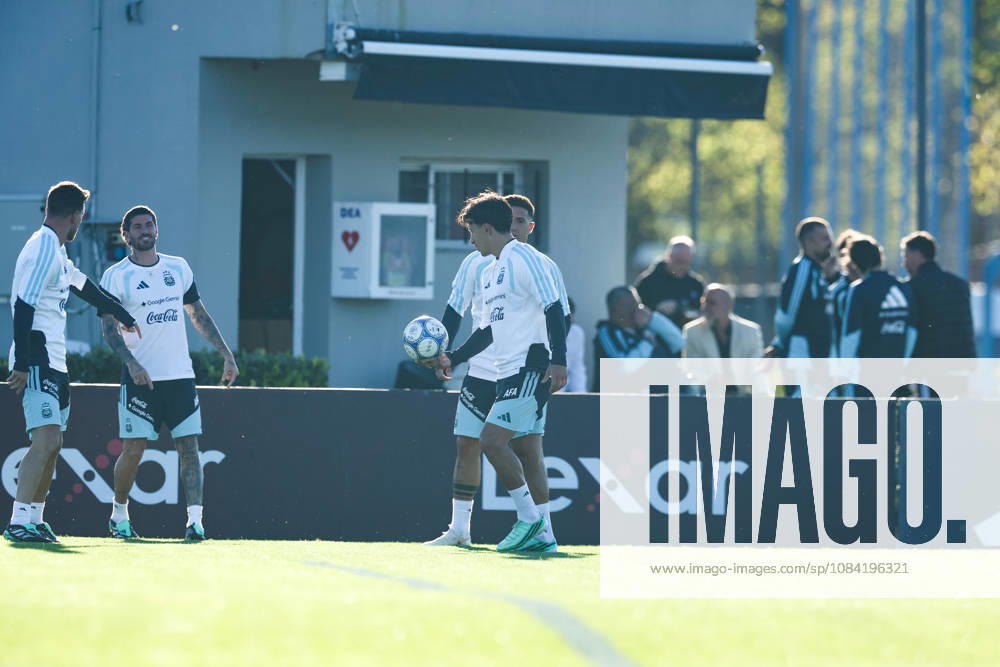 Argentina’s forward Lionel Messi takes part in a training session at the AFA (Argentine Football Association) training center in Ezeiza, Buenos Aires Province, on October 5, 2026, ahead of the upcoming friendly soccer matches against the Benin national team. Lionel Messi took part in the final training session of his professional career with the Argentine national team before his farewell match. Photo by Alejandro Pagni PHOTOxPHOTO