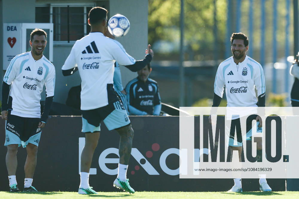 Argentina’s forward Lionel Messi takes part in a training session at the AFA (Argentine Football Association) training center in Ezeiza, Buenos Aires Province, on October 5, 2026, ahead of the upcoming friendly soccer matches against the Benin national team. Lionel Messi took part in the final training session of his professional career with the Argentine national team before his farewell match. Photo by Alejandro Pagni PHOTOxPHOTO