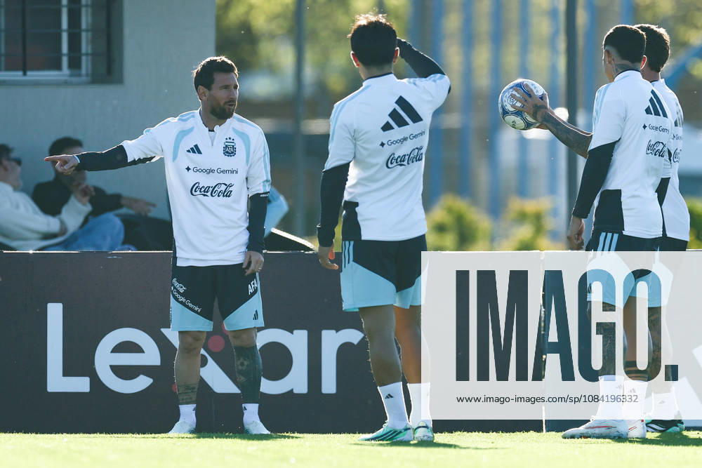 Argentina’s forward Lionel Messi takes part in a training session at the AFA (Argentine Football Association) training center in Ezeiza, Buenos Aires Province, on October 5, 2026, ahead of the upcoming friendly soccer matches against the Benin national team. Lionel Messi took part in the final training session of his professional career with the Argentine national team before his farewell match. Photo by Alejandro Pagni PHOTOxPHOTO