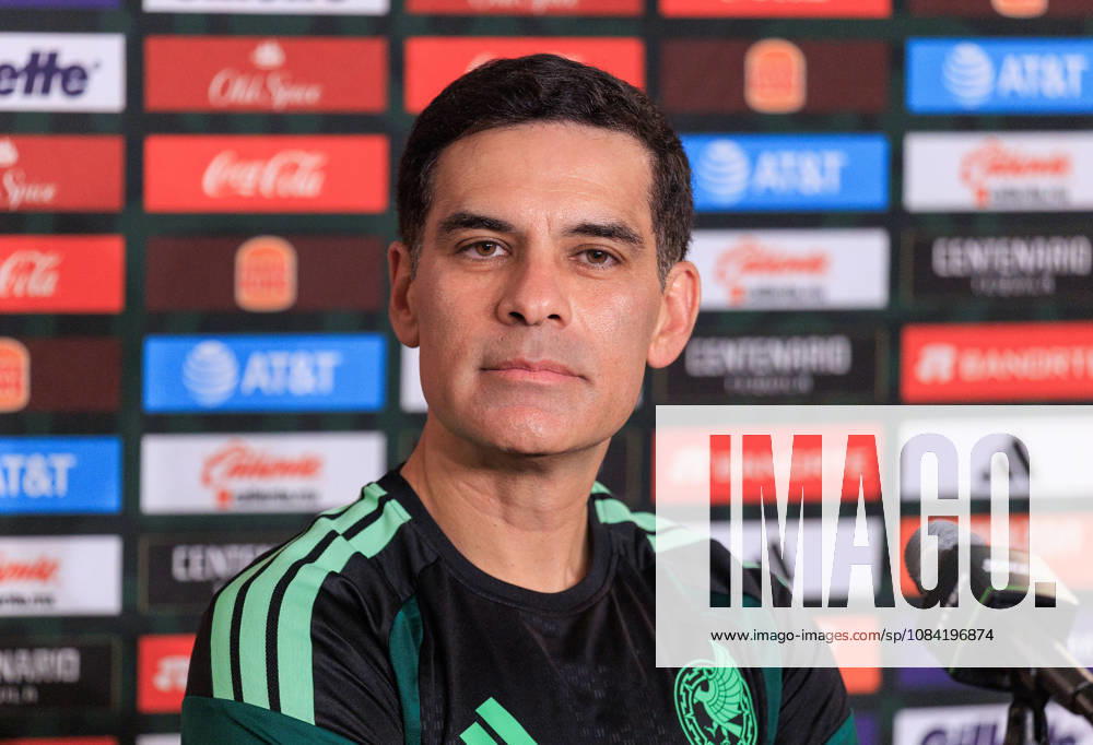 Head coach, Rafael Marquez of Mexico during a press conference, PK, Pressekonferenz on Monday, October 5, 2026 at BMO Stadium, in Los Angeles, California in preparation for an International Friendly, Länderspiel, Nationalmannschaft match against Chile on Tuesday October 6, 2026 at the Los Angeles Memorial Coliseum. JAVIER ROJAS PI Los Angeles USA - ZUMAp124 20261005_zaa_p124_005