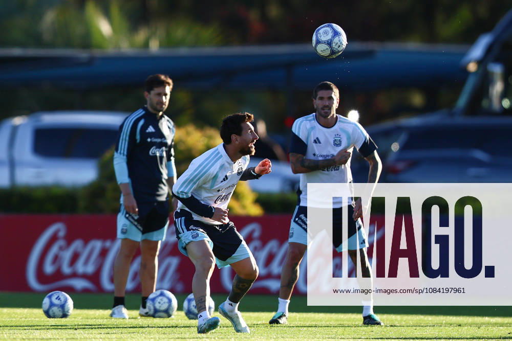 Argentina Training Session Argentina s Lionel Messi attends a training session at the Argentine Football Association (AFA) training complex in Ezeiza, on the outskirts of Buenos Aires, Argentina, on October 5, 2026, ahead of his final appearance for the national team, Nationalteam in a friendly against Benin. Buenos Aires Argentina