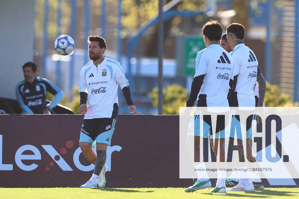 Argentina Training Session Argentina s Lionel Messi attends a training session at the Argentine Football Association (AFA) training complex in Ezeiza, on the outskirts of Buenos Aires, Argentina, on October 5, 2026, ahead of his final appearance for the national team, Nationalteam in a friendly against Benin. Buenos Aires Argentina