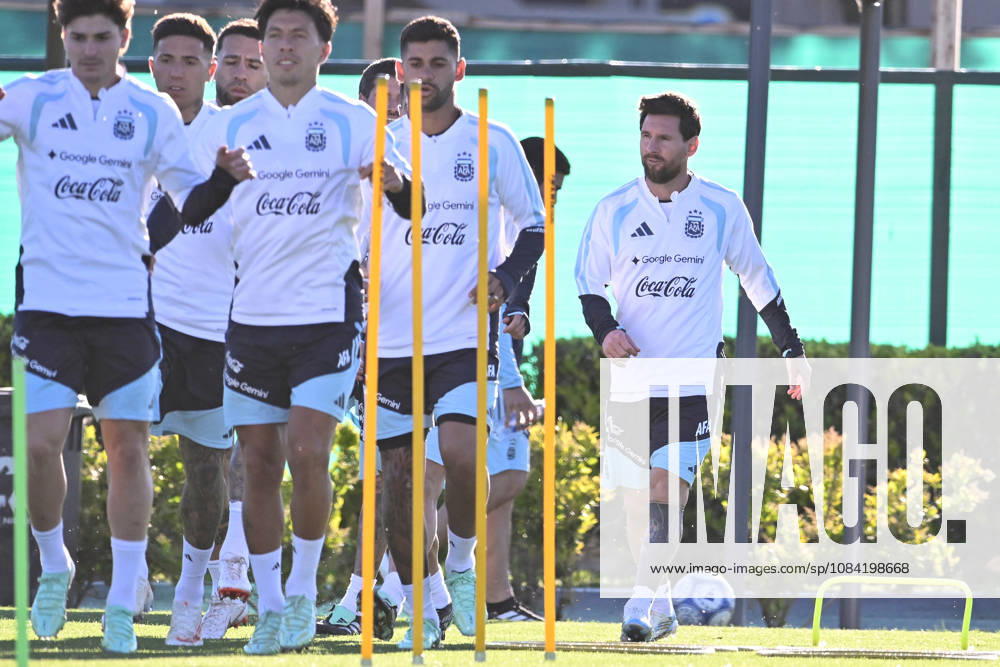Lionel Messi of Argentina last training for national team, Nationalteam at the Lionel Andres Messi Training Camp on October 5, 2026 in Buenos Aires, Argentina. Argentina will face Benin tomorrow in an International Friendly, Länderspiel, Nationalmannschaft match at the Estadio Monumental, marking Messi s final farewell appearance for the national team. Photo by SFSI Lionel Messi of Argentina national team last training
