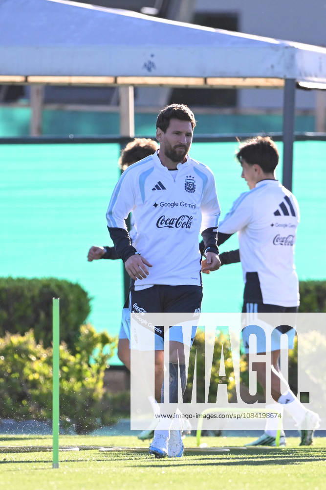 Lionel Messi of Argentina last training for national team, Nationalteam at the Lionel Andres Messi Training Camp on October 5, 2026 in Buenos Aires, Argentina. Argentina will face Benin tomorrow in an International Friendly, Länderspiel, Nationalmannschaft match at the Estadio Monumental, marking Messi s final farewell appearance for the national team. Photo by SFSI Lionel Messi of Argentina national team last training