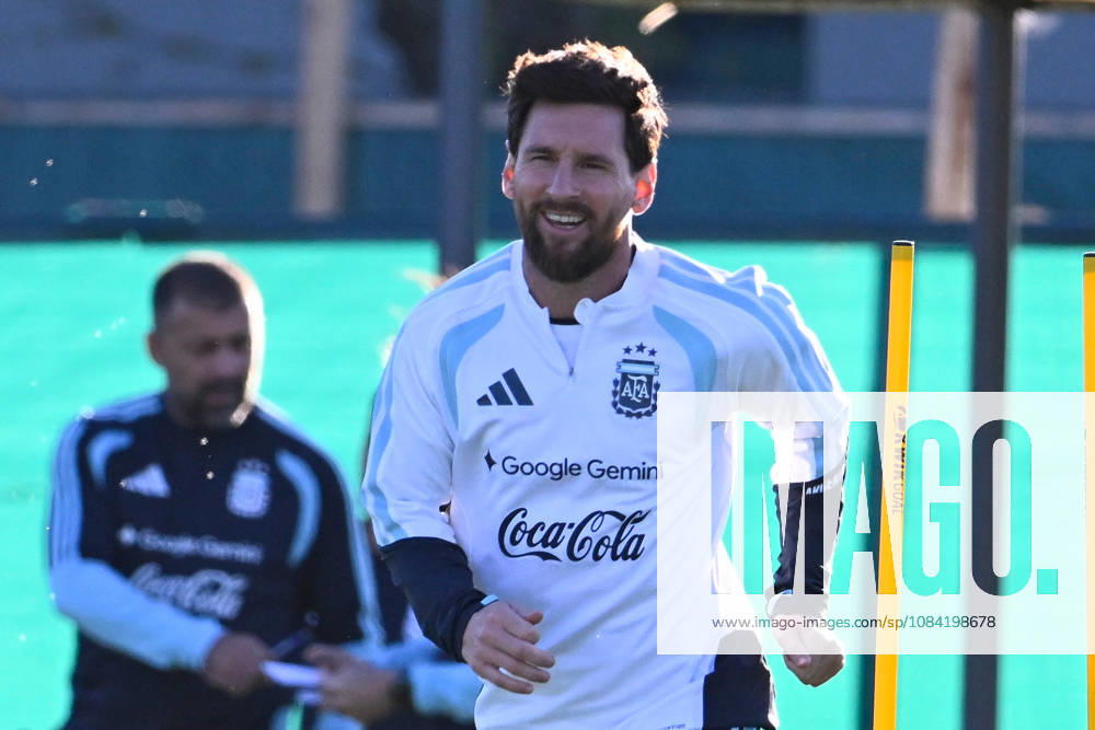 Lionel Messi of Argentina last training for national team, Nationalteam at the Lionel Andres Messi Training Camp on October 5, 2026 in Buenos Aires, Argentina. Argentina will face Benin tomorrow in an International Friendly, Länderspiel, Nationalmannschaft match at the Estadio Monumental, marking Messi s final farewell appearance for the national team. Photo by SFSI Lionel Messi of Argentina national team last training