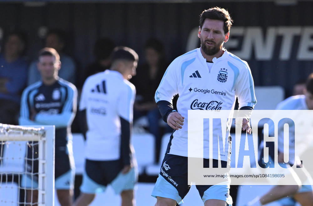 Lionel Messi of Argentina national team, Nationalteam at Training Camp on October 5, 2026 in Buenos Aires, Argentina. Argentina will face Benin tomorrow in an International Friendly, Länderspiel, Nationalmannschaft match at the Estadio Monumental, marking Messi s final farewell appearance for the national team. Photo by SFSI Lionel Messi of Argentina national team last training