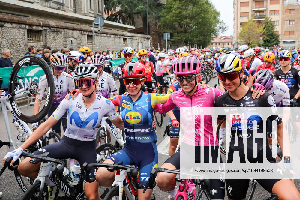 CYCLING - Road cycling, Rad, Radsport, Strasse - Tre Valli Varesine Photo by IPA ABACAPRESS.COM89357199 - Tre Valli Varesine Women s Race at the starting line in Busto Arsizio during the Tre Valli Varesine road cycling race in Varese, Italy, October 6, 2026 Varese Italy