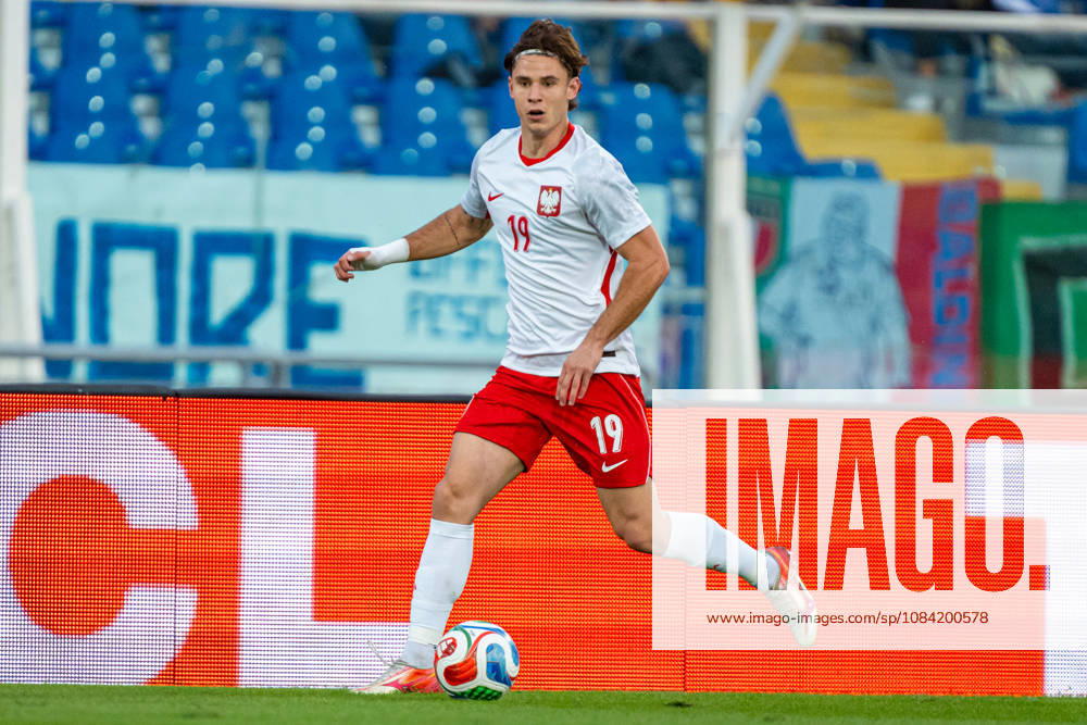 Marcel Krajewski seen during U21, U 21 U 21 U 21 U 21 2027 EURO Qualifying, EM, Europameisterschaft EM, Europameisterschaft EM, Europameisterschaft EM, Europameisterschaft game between national teams of Italy and Poland (Kazimierz Koper Ball Raw Images) Pescara Stadio Adriatico Italy