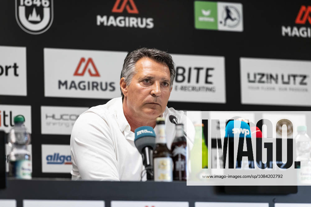 Press Conference: SSV Ulm 1846 Soccer – Introduction of Alois Schwartz, Soccer, Regionalliga Southwest, Donaustadion, Ulm, October 6, 2026; cropped single image, portrait of Alois Schwartz, SSV Ulm 1846 Soccer, coach and sporting director; press conference, SSV Ulm 1846 Soccer, introduction of Alois Schwartz, Soccer, Regionalliga Southwest, Donaustadion Ulm, October 26, 2006; Photo by Lucca Fundel, Ulm, Donaustadion, Baden-Württemberg, Germany