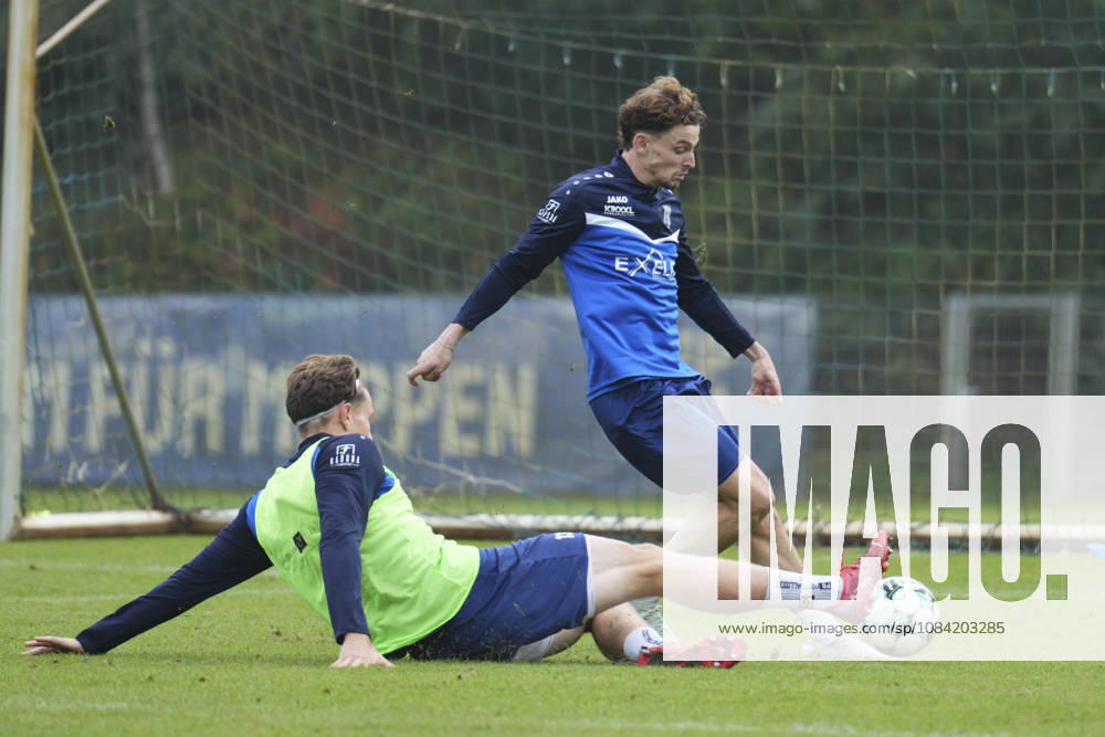 German Soccer, Training Session, 3rd Division, 2026–2027 Season, NVB Campus, SV Meppen, Tuesday, October 6, 2026, morning practice: Moritz Heyer as a guest player at the Meppen training session of the 3rd Division club with Richard Meier, SV Meppen, 13
