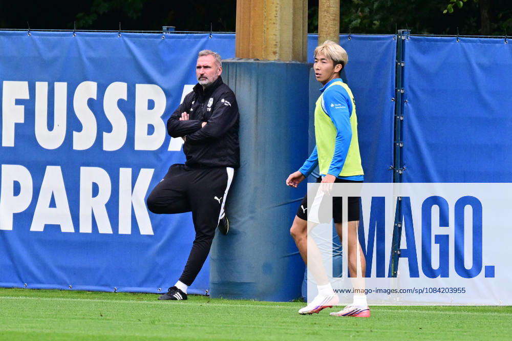 Soccer, Men s, 2nd Division Bundesliga, 2026–2027 Season, Holstein Kiel Practice, KSV Coach Tim Walter, Kiel, near Holstein Stadium in Projensdorf, Training Center, Northern Schleswig-Holstein, Germany