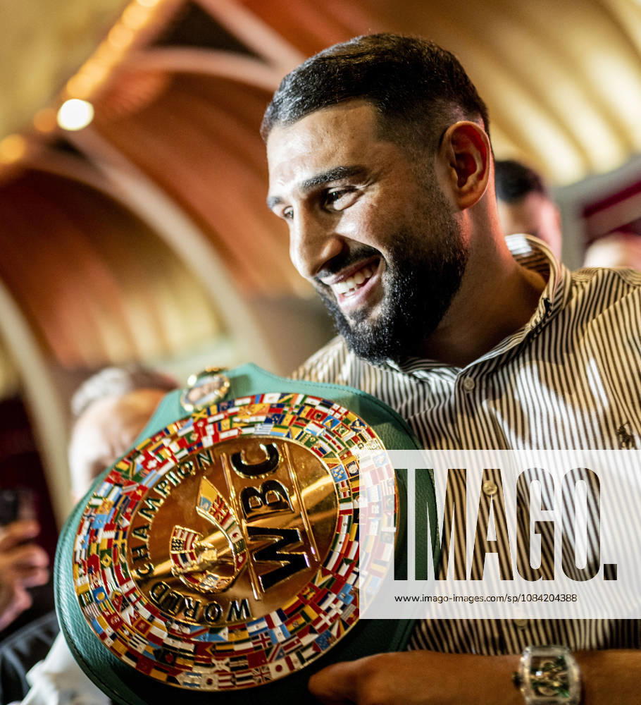 Düsseldorf, Germany, Oct. 6, 2026: Agit Kabayel Holds Press Conference with World Championship Belt—Agit Kabayel (GER) vs. Nelson Hysa (ALB)