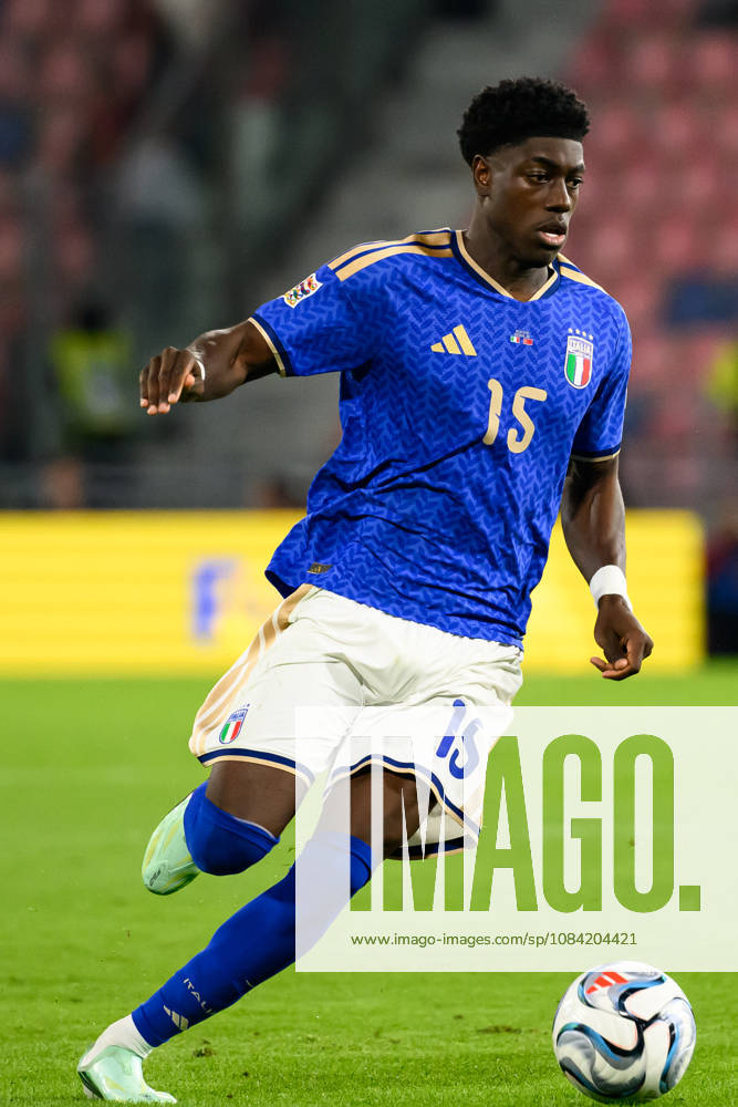 Issa Doumbia of Italy in action during the Nations League football match between Italy and Turkiye at Renato Dall Ara stadium in Bologna (Italy), October 5, 2026. AndreaxStaccioli