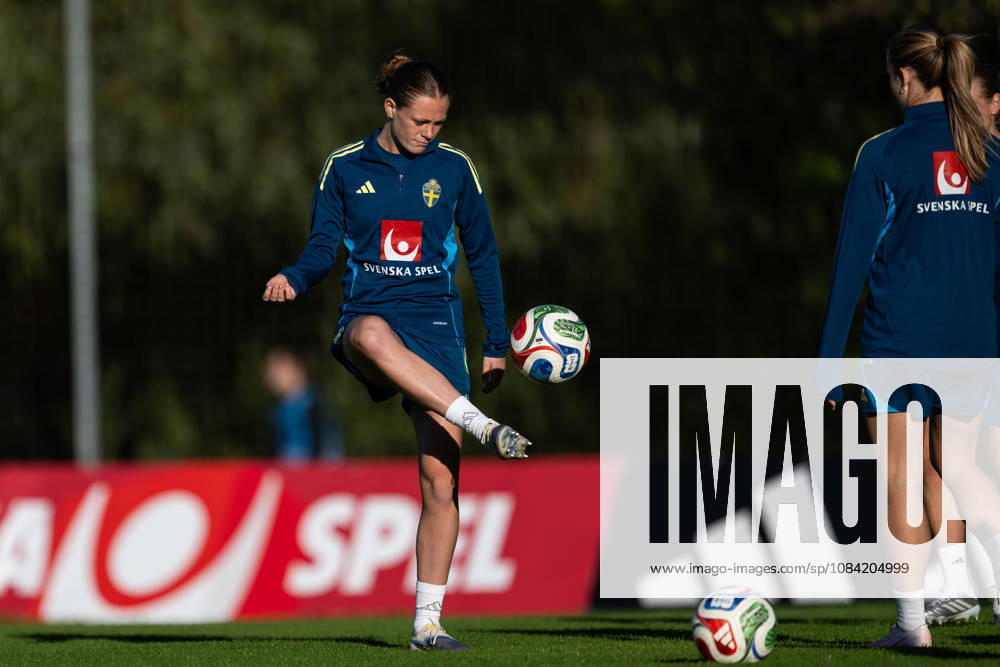 Sofia Reidy of the Swedish women’s national soccer team during a training session on October 6, 2026 in Stockholm. Photo by Emma Wallskog, BILDBYRAN, code EW EW0714: soccer, football, fotball, World Cup qualifiers, FIFA Women’s World Cup qualifier, training, Sweden, women’s soccer, BBENG